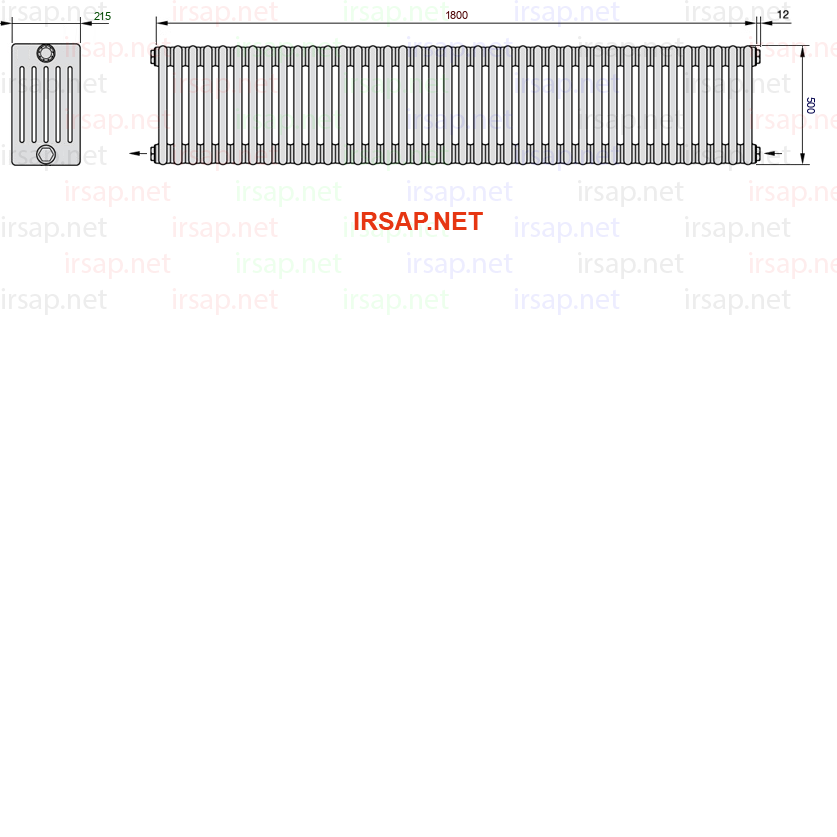 Радиатор IRSAP Tesi 60500/40 T08 CL 01